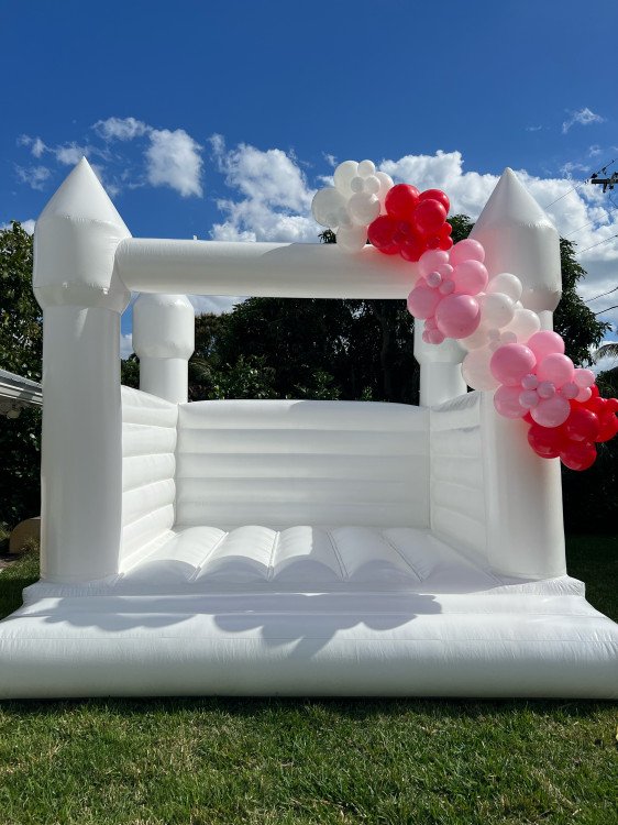 White Bounce Houses